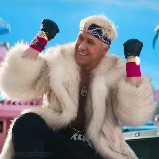 🥳 Стикер «Barbie» для Telegram
