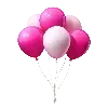 Стикер 50 Barbie Pink