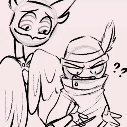 ❓️ Стикер «Barna Fantoccio billie bust up.» для Telegram