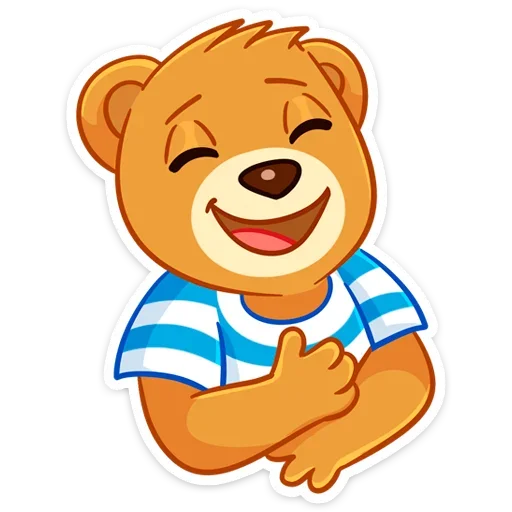 😁 Стикер «Медвежонок Барни» для Telegram