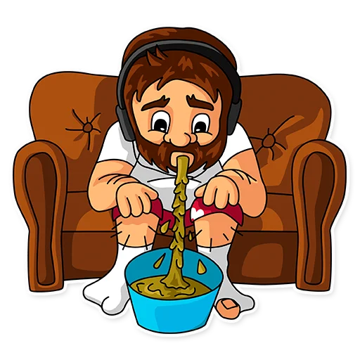 🤮 Стикер «Barry&;s Day» для Telegram