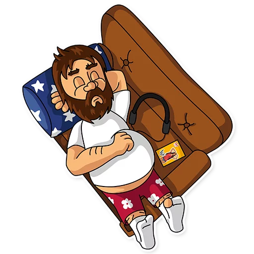 😴 Стикер «Barry&;s Day» для Telegram