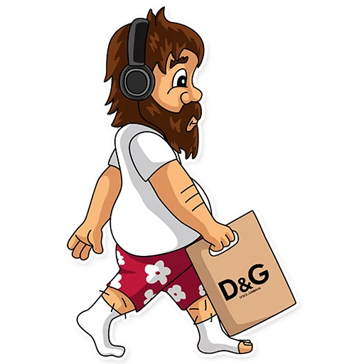 🚶 Стикер «Barry&;s Day» для Telegram