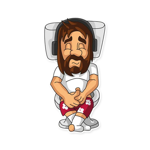 🚽 Стикер «Barry&;s Day» для Telegram