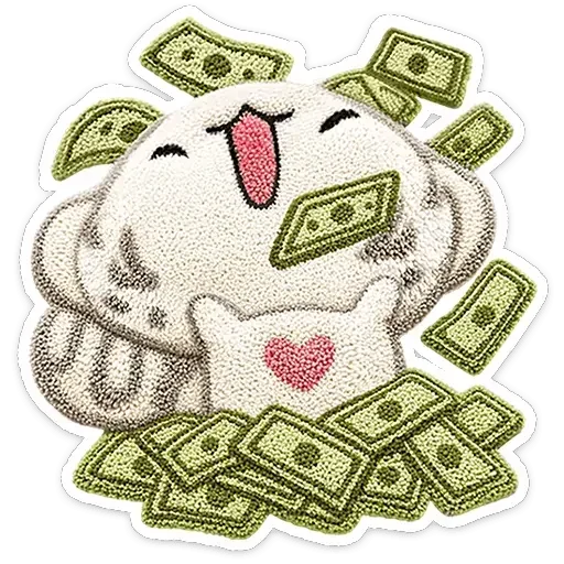 🤑 Стикер «Барси» для Telegram