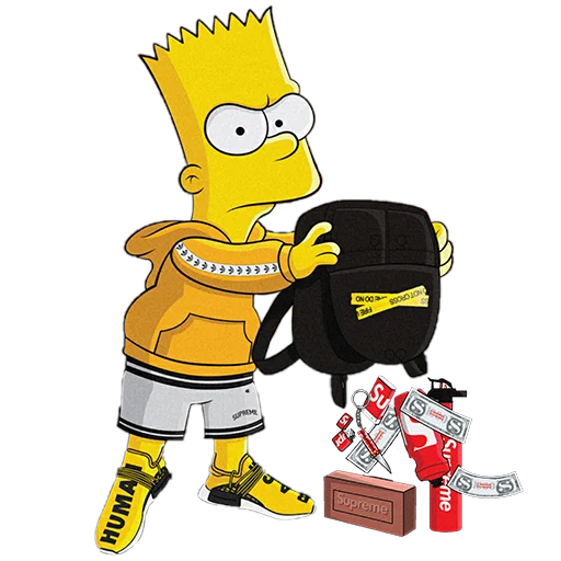🤨 Стикер «Bart STICK4SV» для Telegram