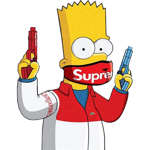 🔫 Стикер «Bart STICK4SV» для Telegram