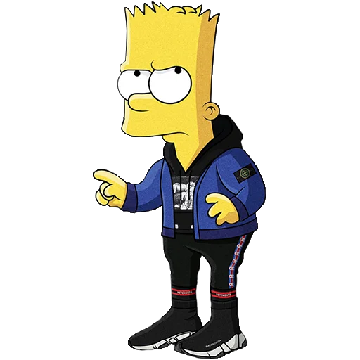 🤔 Стикер «Bart STICK4SV» для Telegram