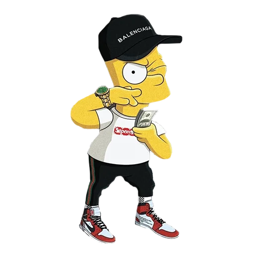 💸 Стикер «Bart STICK4SV» для Telegram