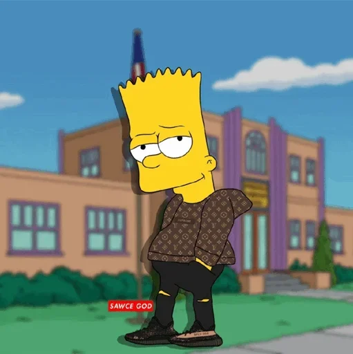 😌 Стикер «Bart My Love» для Telegram