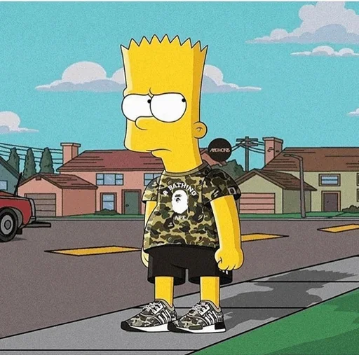 🤪 Стикер «Bart My Love» для Telegram