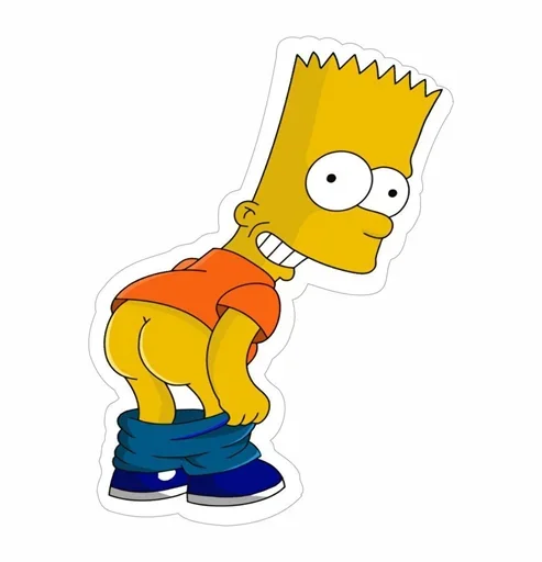 😜 Стикер «Bart My Love» для Telegram