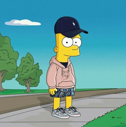 😉 Стикер «Bart My Love» для Telegram