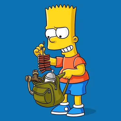 😉 Стикер «Bart My Love» для Telegram