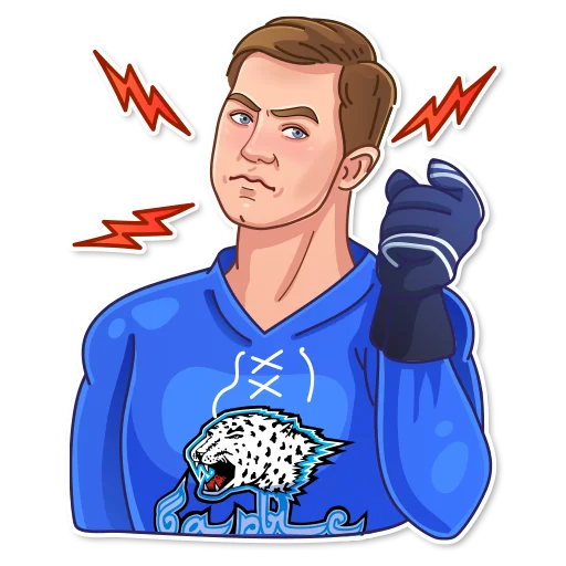 ⚡️ Стикер «ХК «Барыс» для Telegram