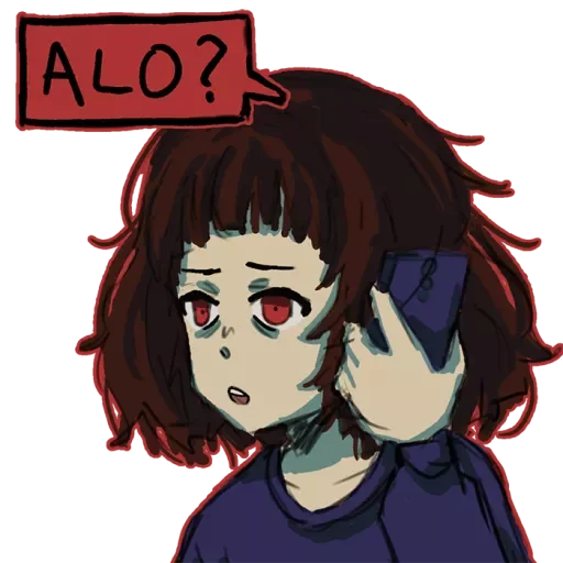 🤙 Стикер «Based Shizo Girl» для Telegram
