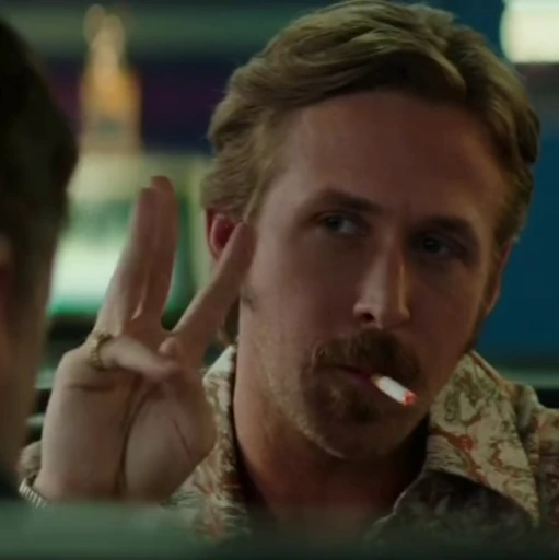 ✌️ Стикер «Ryan Gosling 2» для Telegram
