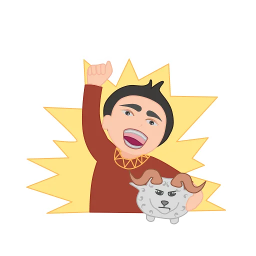 🏆 Стикер «По мотивам башкирских сказок» для Telegram