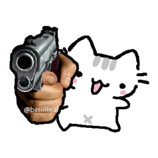 🔫 Стикер «basiilleaf» для Telegram