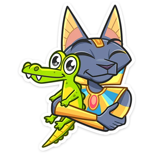 🐊 Стикер «Бастет» для Telegram