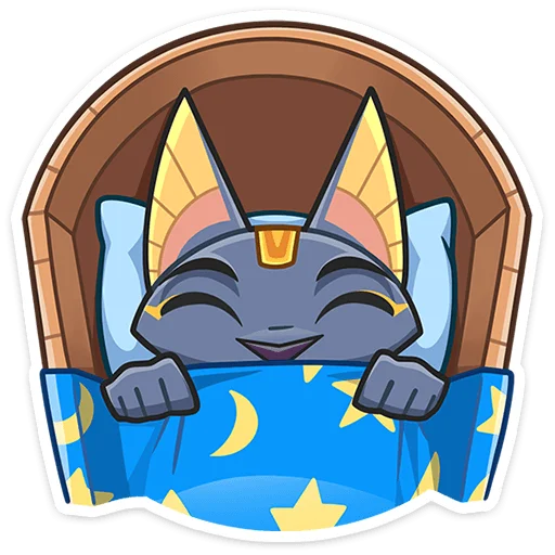 😴 Стикер «Бастет» для Telegram