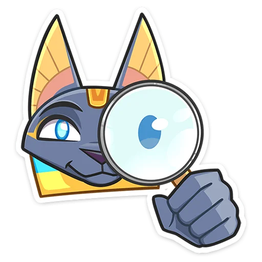 🧐 Стикер «Бастет» для Telegram