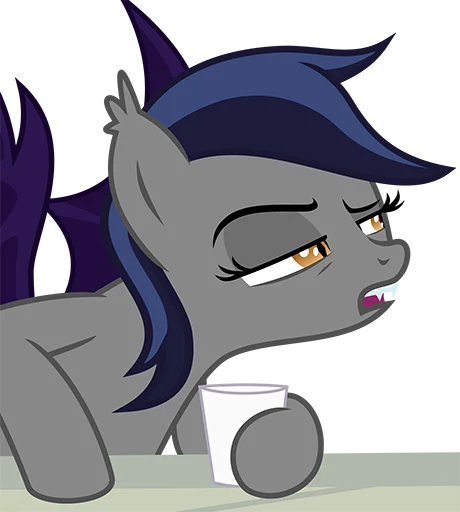 😠 Стикер «Batpony Loves SSTO LANTR» для Telegram