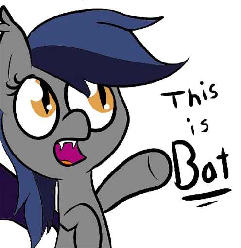 👉 Стикер «Batpony Loves SSTO LANTR» для Telegram