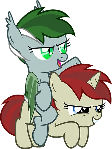 🚴‍♀️ Стикер «Batpony Loves SSTO LANTR» для Telegram