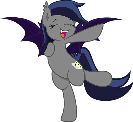 Стикерпак Batpony Loves SSTO LANTR для Telegram