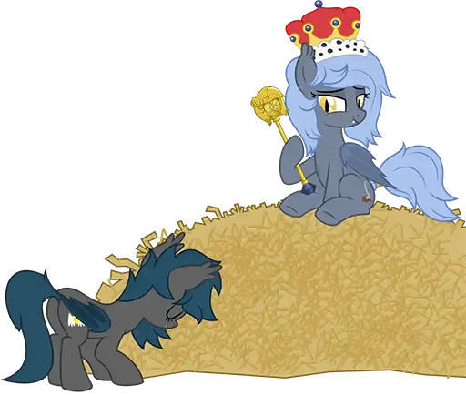 ©️ Стикер «Batpony Loves SSTO LANTR» для Telegram