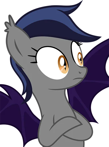 😳 Стикер «Batpony Loves SSTO LANTR» для Telegram