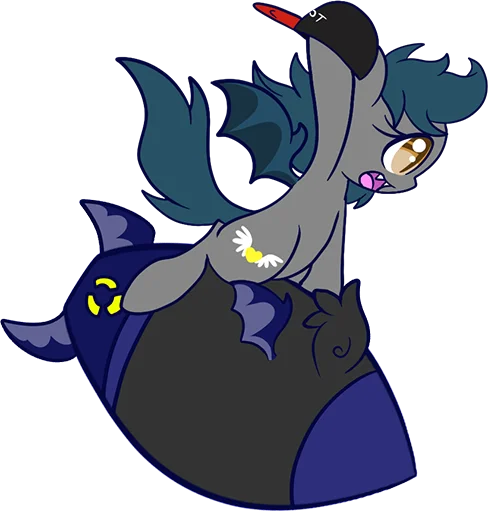 ⚛️ Стикер «Batpony Loves SSTO LANTR» для Telegram