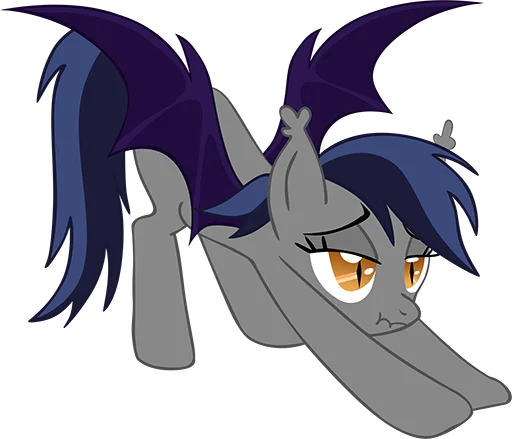 😖 Стикер «Batpony Loves SSTO LANTR» для Telegram