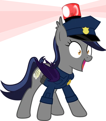 👮 Стикер «Batpony Loves SSTO LANTR» для Telegram