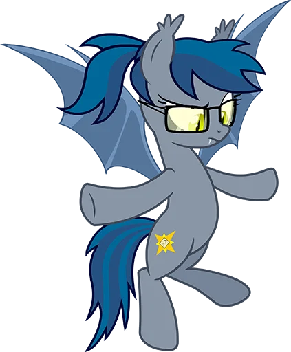 😒 Стикер «Batpony Loves SSTO LANTR» для Telegram