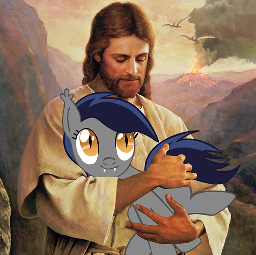 ⛪️ Стикер «Batpony Loves SSTO LANTR» для Telegram
