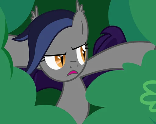 🤨 Стикер «Batpony Loves SSTO LANTR» для Telegram