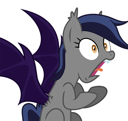😡 Стикер «Batpony Loves SSTO LANTR» для Telegram