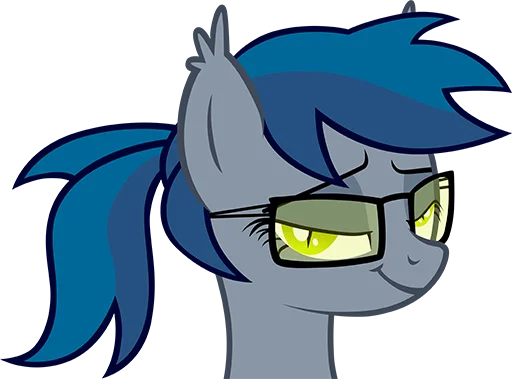 😏 Стикер «Batpony Loves SSTO LANTR» для Telegram