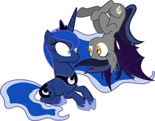 😨 Стикер «Batpony Loves SSTO LANTR» для Telegram