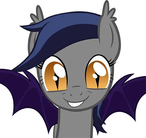 😄 Стикер «Batpony Loves SSTO LANTR» для Telegram
