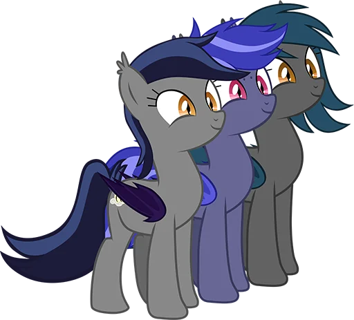 🙃 Стикер «Batpony Loves SSTO LANTR» для Telegram