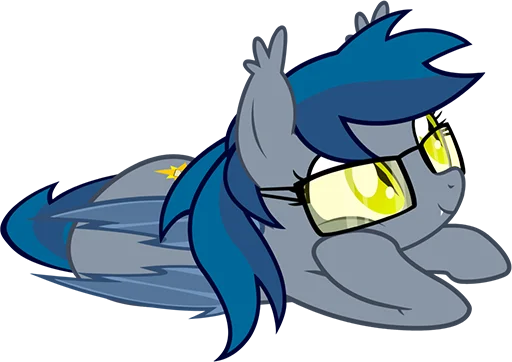 👀 Стикер «Batpony Loves SSTO LANTR» для Telegram