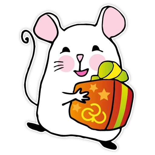 🎁 Стикер «Мышонок Батти» для Telegram