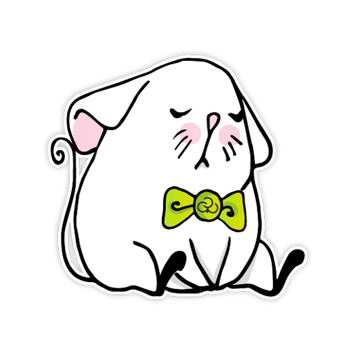 😓 Стикер «Мышонок Батти» для Telegram