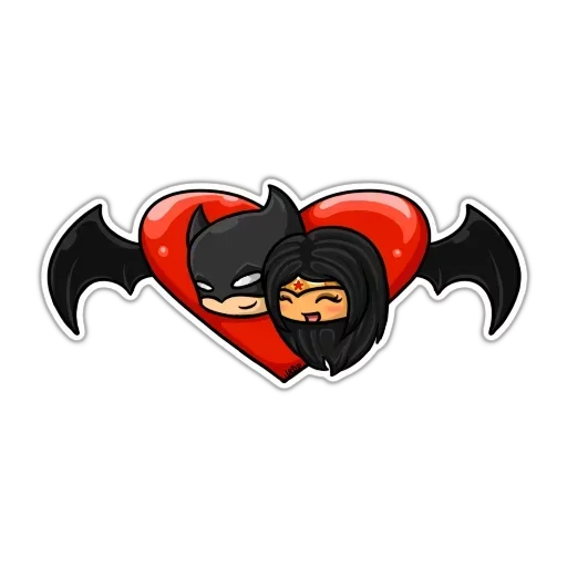 🤚 Стикер «Batman and Joker» для Telegram