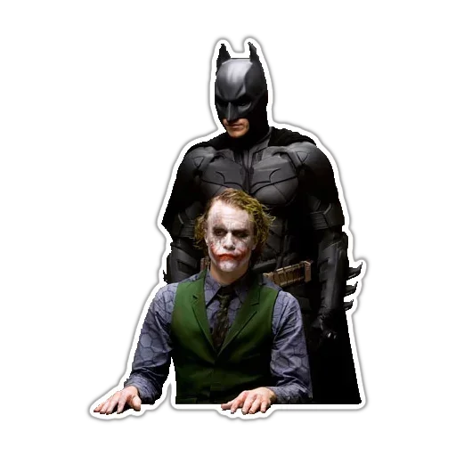 👎 Стикер «Batman and Joker» для Telegram