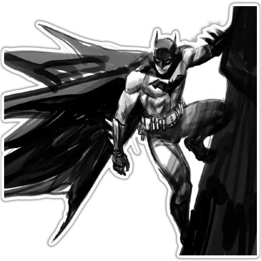☝️ Стикер «Batman and Joker» для Telegram