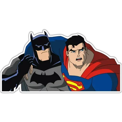 🤞 Стикер «Batman and Joker» для Telegram